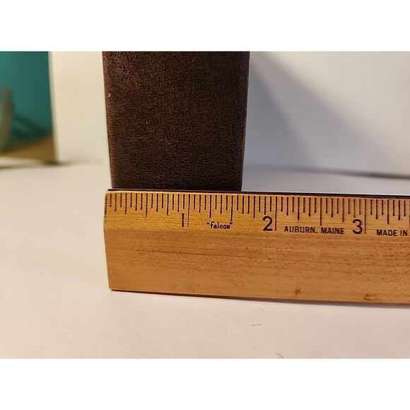 Vintage Unused Brown & Gold Ring Binder Ledger Book - Picture 4 of 9